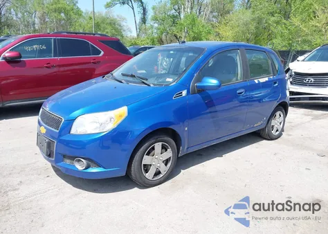 2009 Chevrolet Aveo Lt z USA, uszkodzony, nr VIN KL1TD66E09B623036